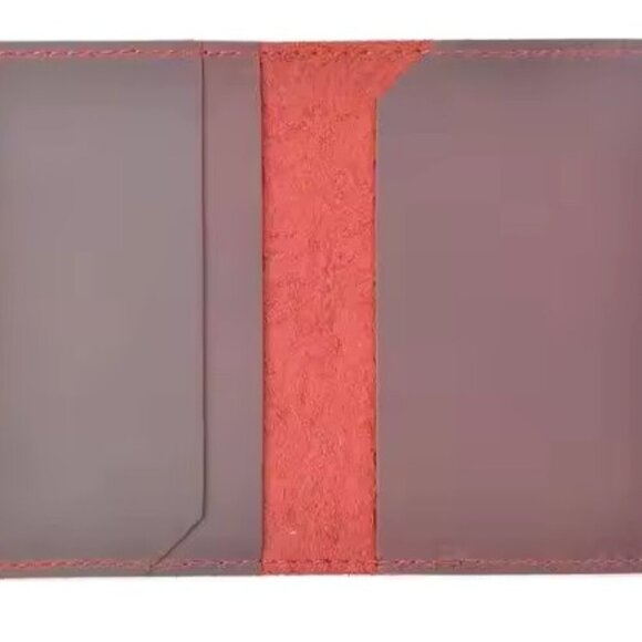 Vintage Old Style Card Holder Cash Wallet Crazy Horse Genuine Leather - Picture 6 of 6